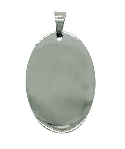 Engravable Oval Keychain