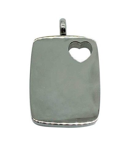 Engravable Tag With Heart