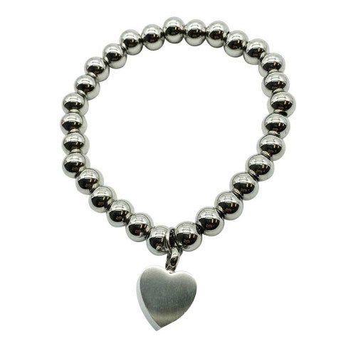 Heart And Beads Bracelet