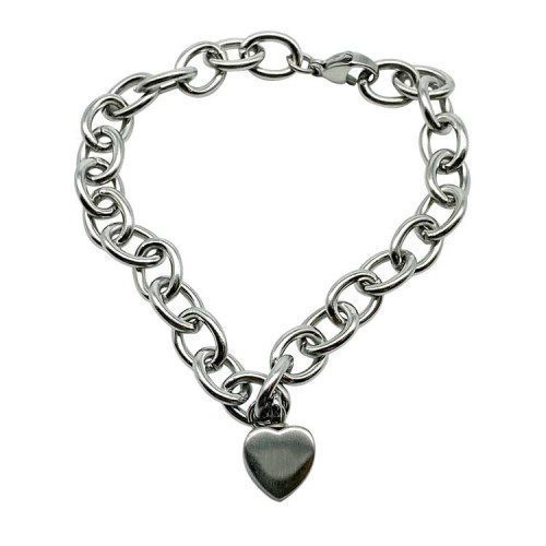 Ladies Heart Link Bracelet