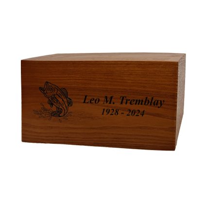 Scarlet Wood Urn