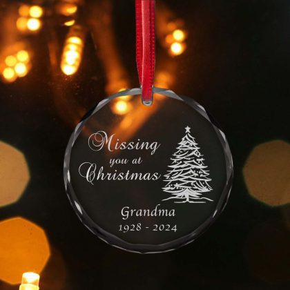 Glass Holiday Ornament
