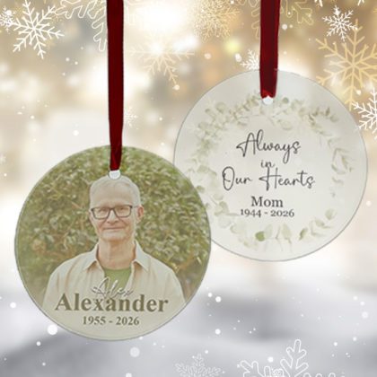 Frosted Glass Ornament