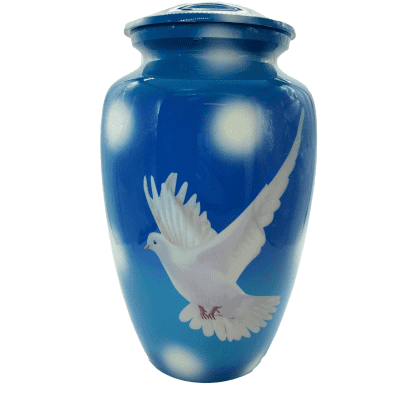 *Clearance* Dove Aluminum Urn